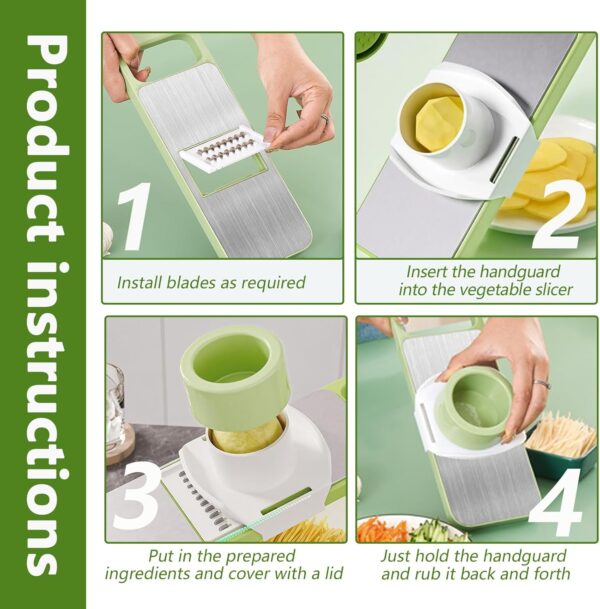 Multifunctional Manual Vegetables Slicer and Cutter - Image 5